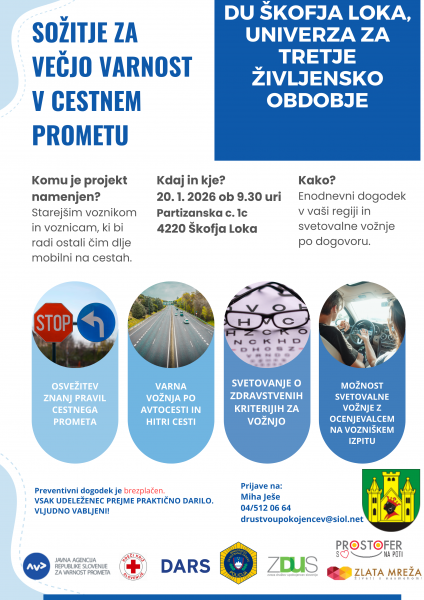 Za večji varnost v cestnem prometu